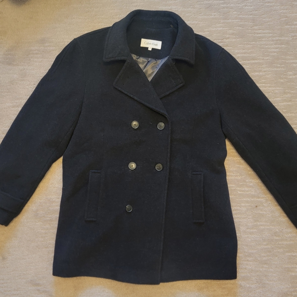 Calvin Klein Men's Classic Black Peacoat